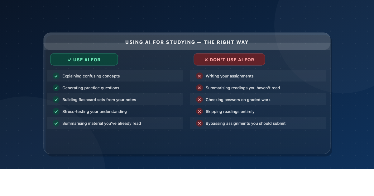 How to Actually Use AI for Studying (Without Getting Yourself in Trouble)