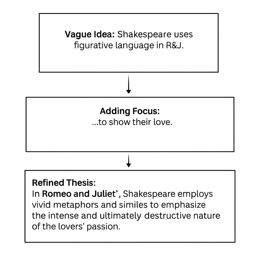 Diagram showing how the recurring eyes motif in The Great Gatsby connects to themes of moral judgment and the loss of moral vision